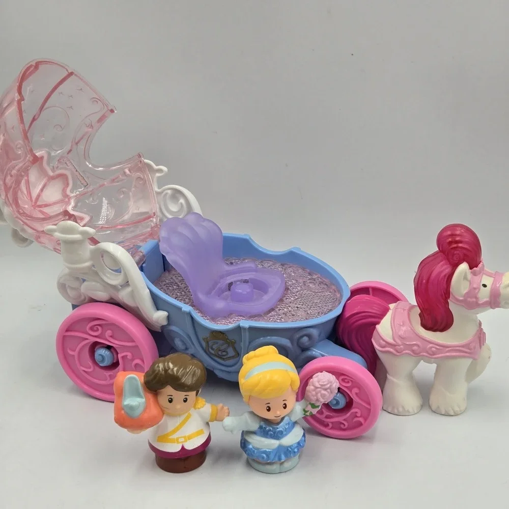 2012 Fisher Price Little People Disney Princess CINDERELLA'S COACH Carriage Work